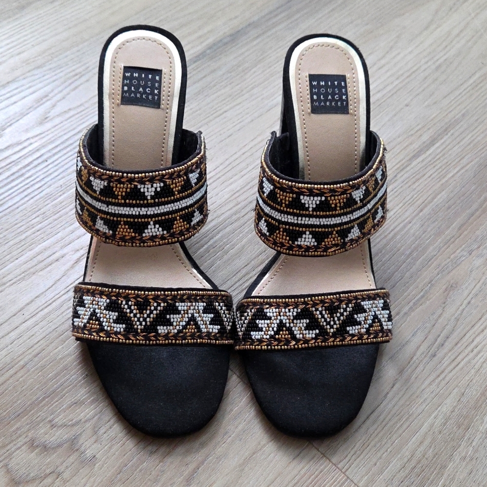 WHBM Beaded heels